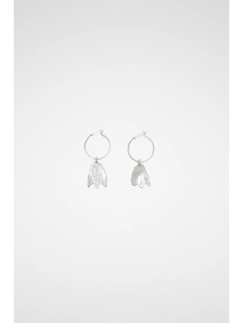 Silver Fibres Earrings