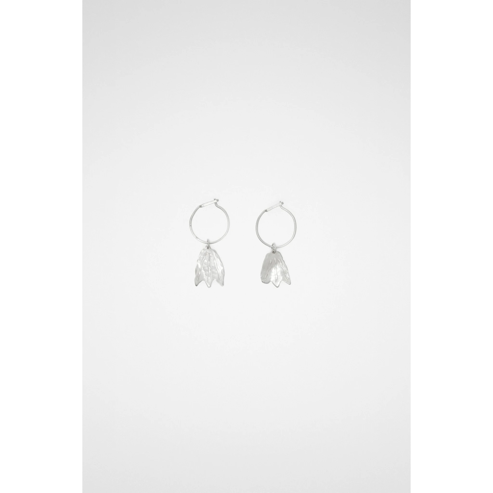 Silver Fibres Earrings