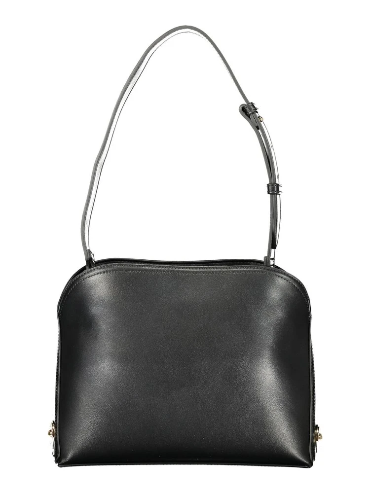 Black Polyurethane Women's Shoulder Bag alternative