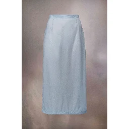 Blue Fibres Midi Skirt