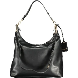 حقيبة يد من البولي إيثيلين الأسود