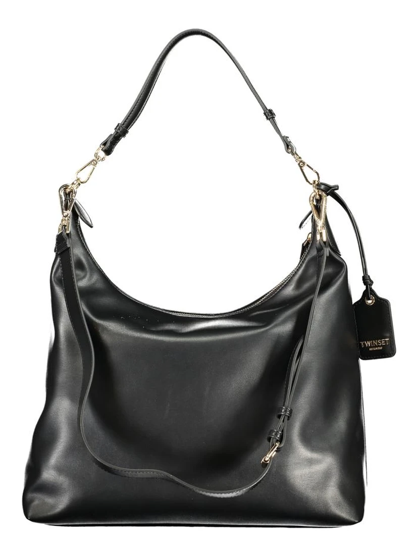 حقيبة يد من البولي إيثيلين الأسود