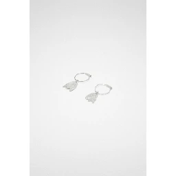 Silver Fibres Earrings