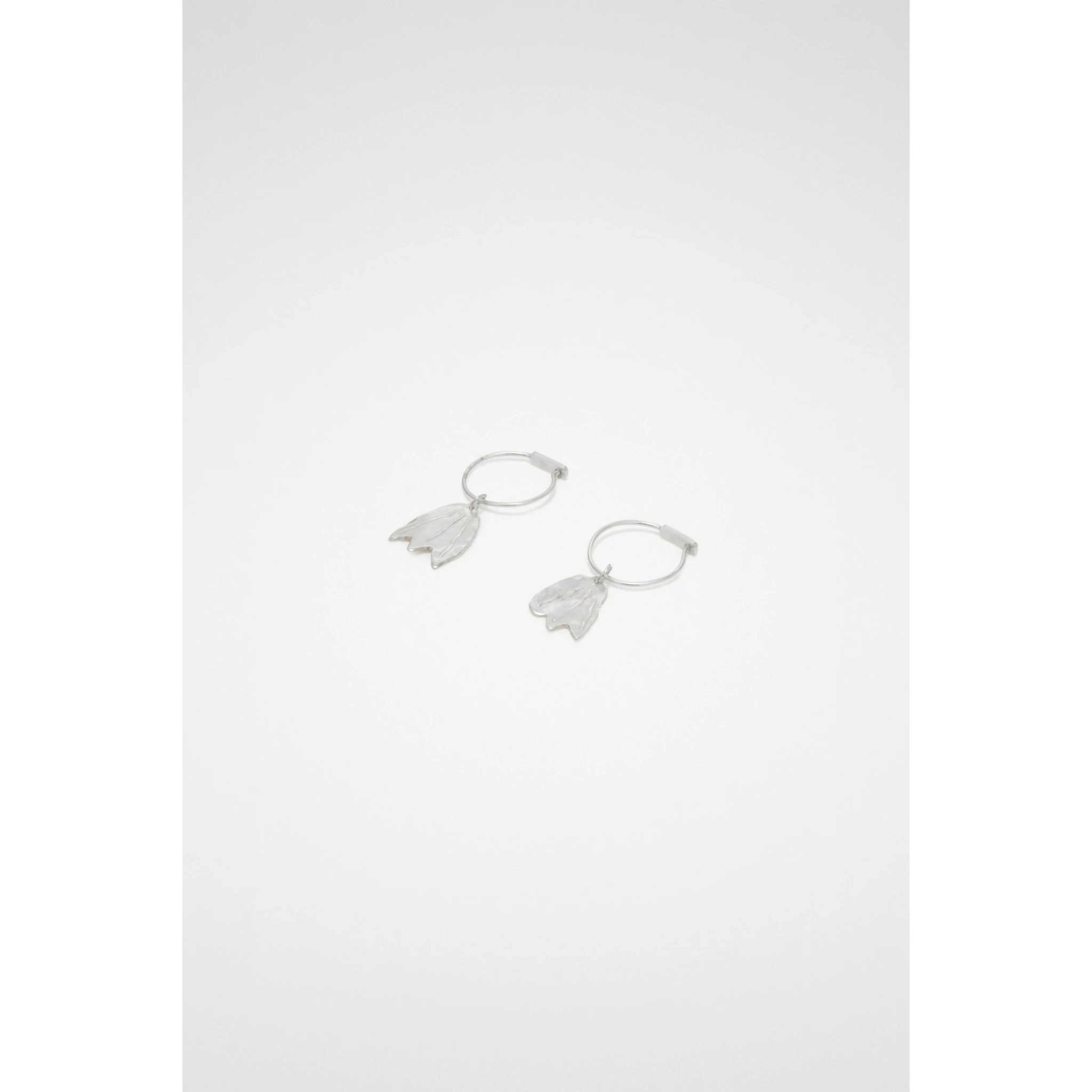 Silver Fibres Earrings