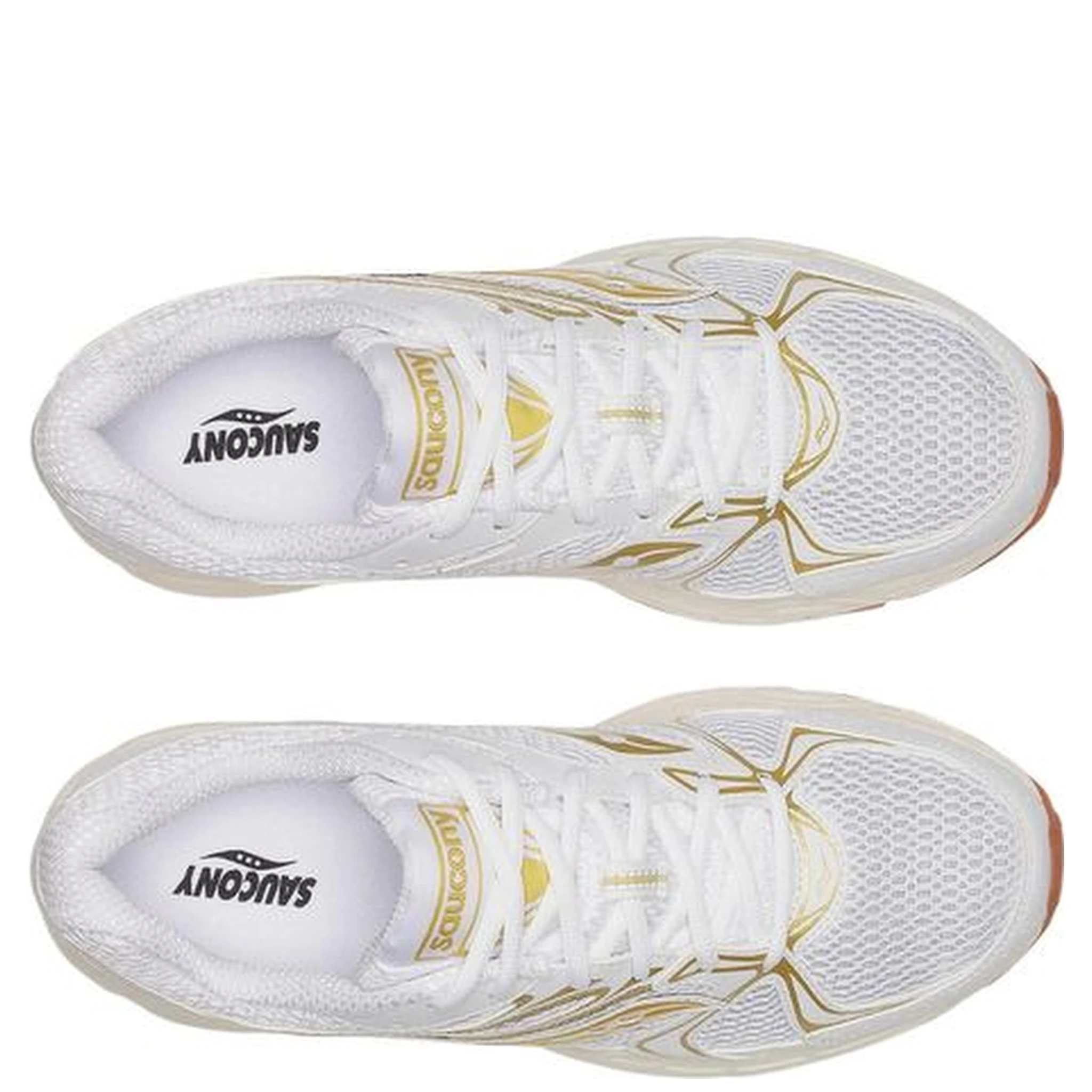 Bicolor Leather Athletic Sneakers