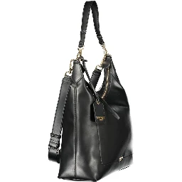 حقيبة يد من البولي إيثيلين الأسود