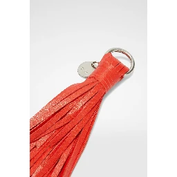 Beige Fibres Keychain