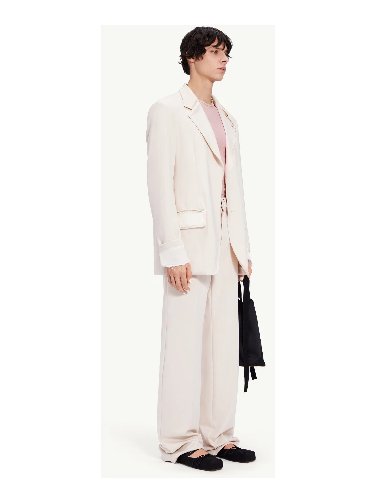 Beige Fibres Two-Piece Suit alternative