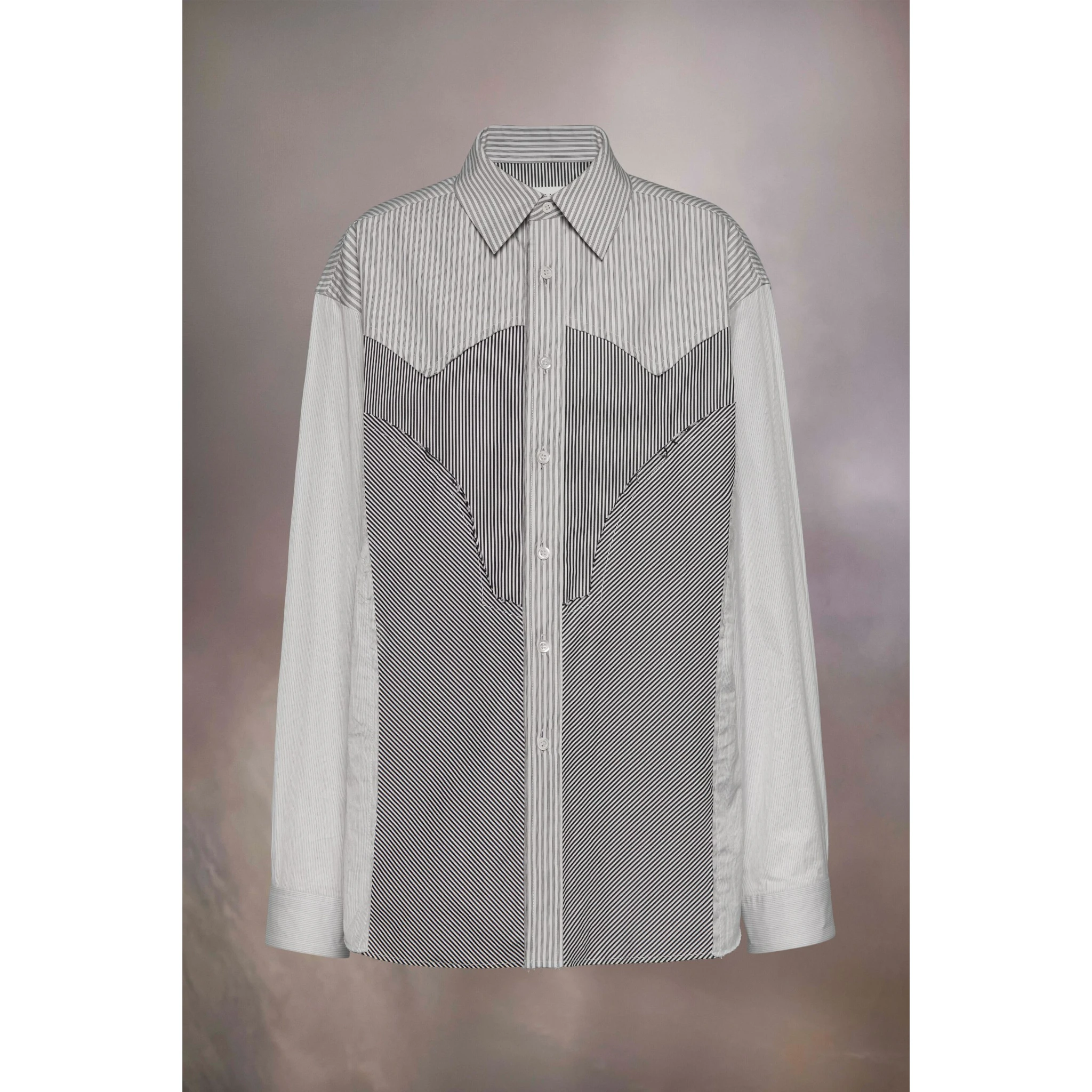 Black Fibres Pattern Shirt