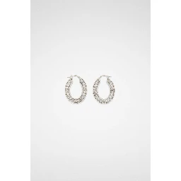 Silver Fibres Earrings