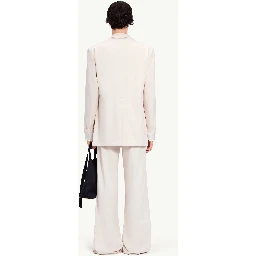 Beige Fibres Two-Piece Suit