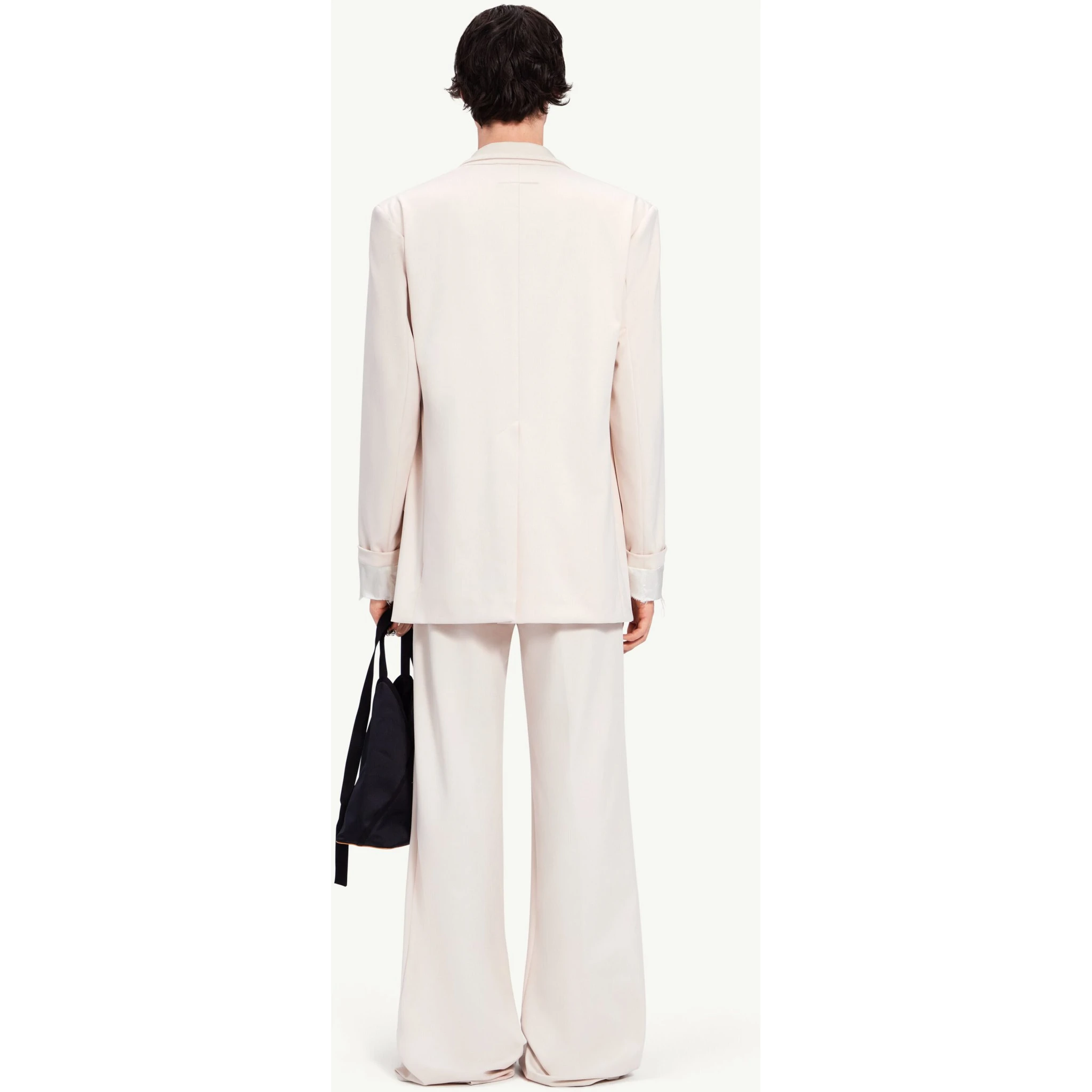 Beige Fibres Two-Piece Suit