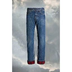 Blue Fibres Cropped Jeans