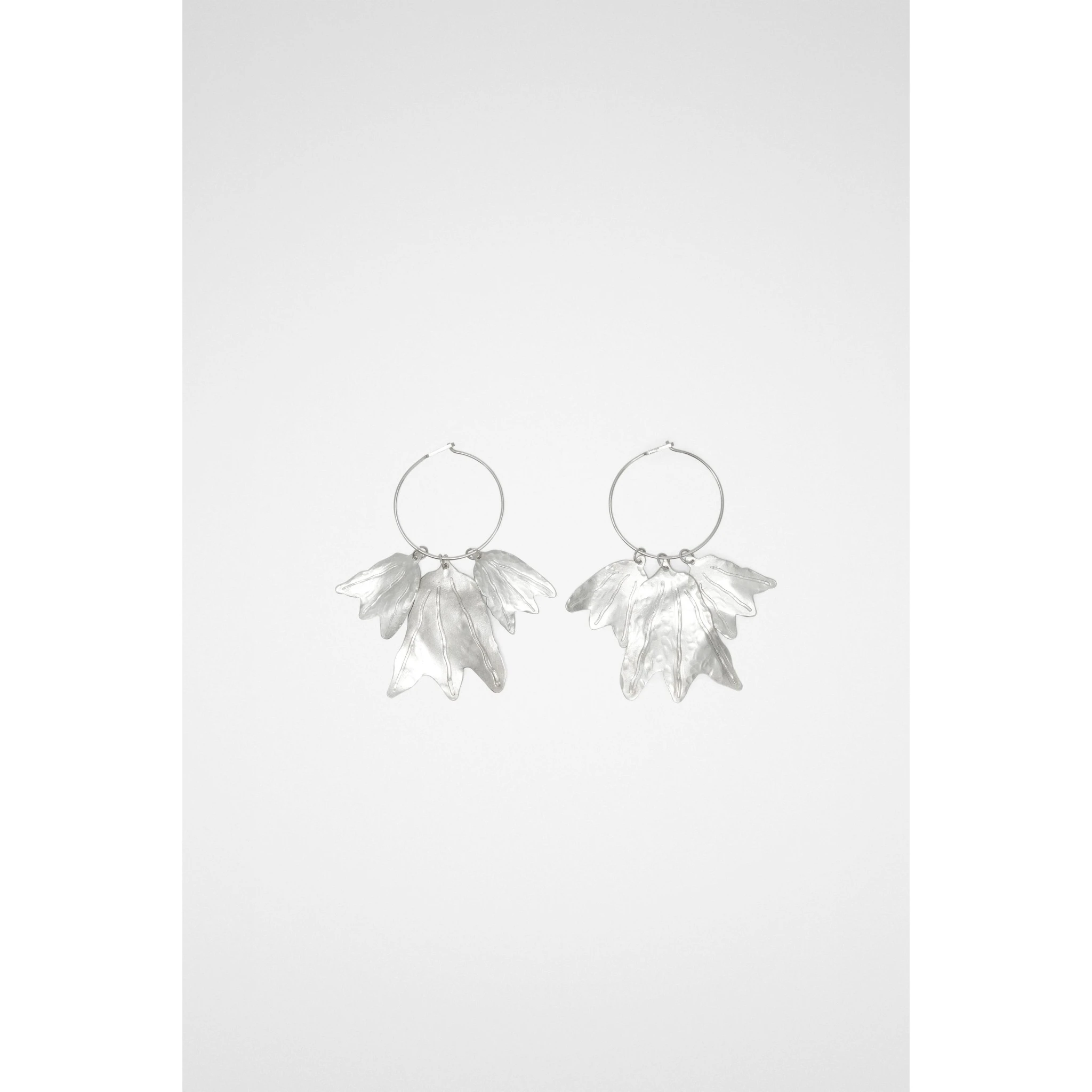 Silver Fibres Earrings