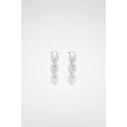 Silver Fibres Earrings