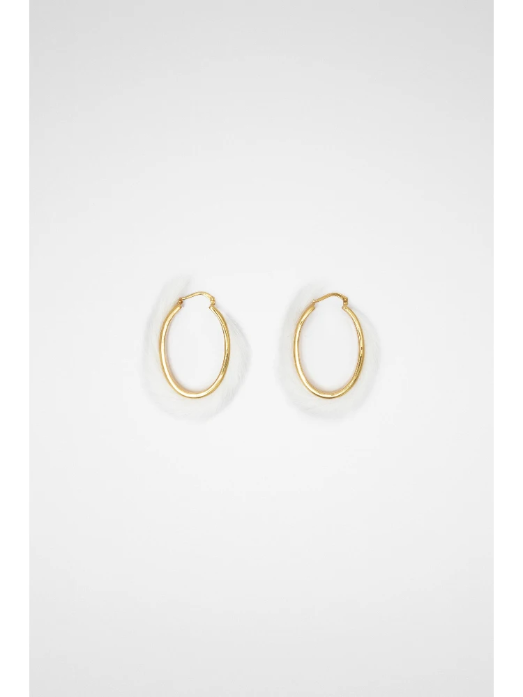 Gold Fibres Earrings
