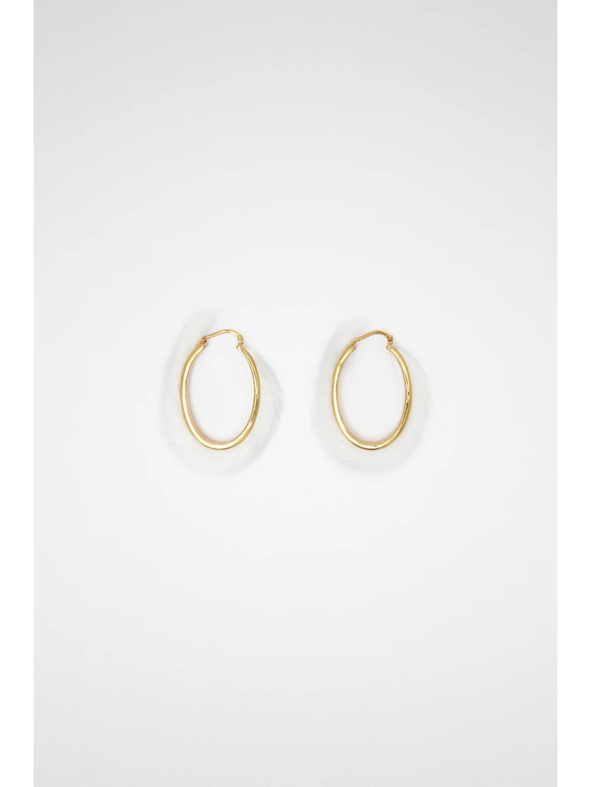 Gold Fibres Earrings