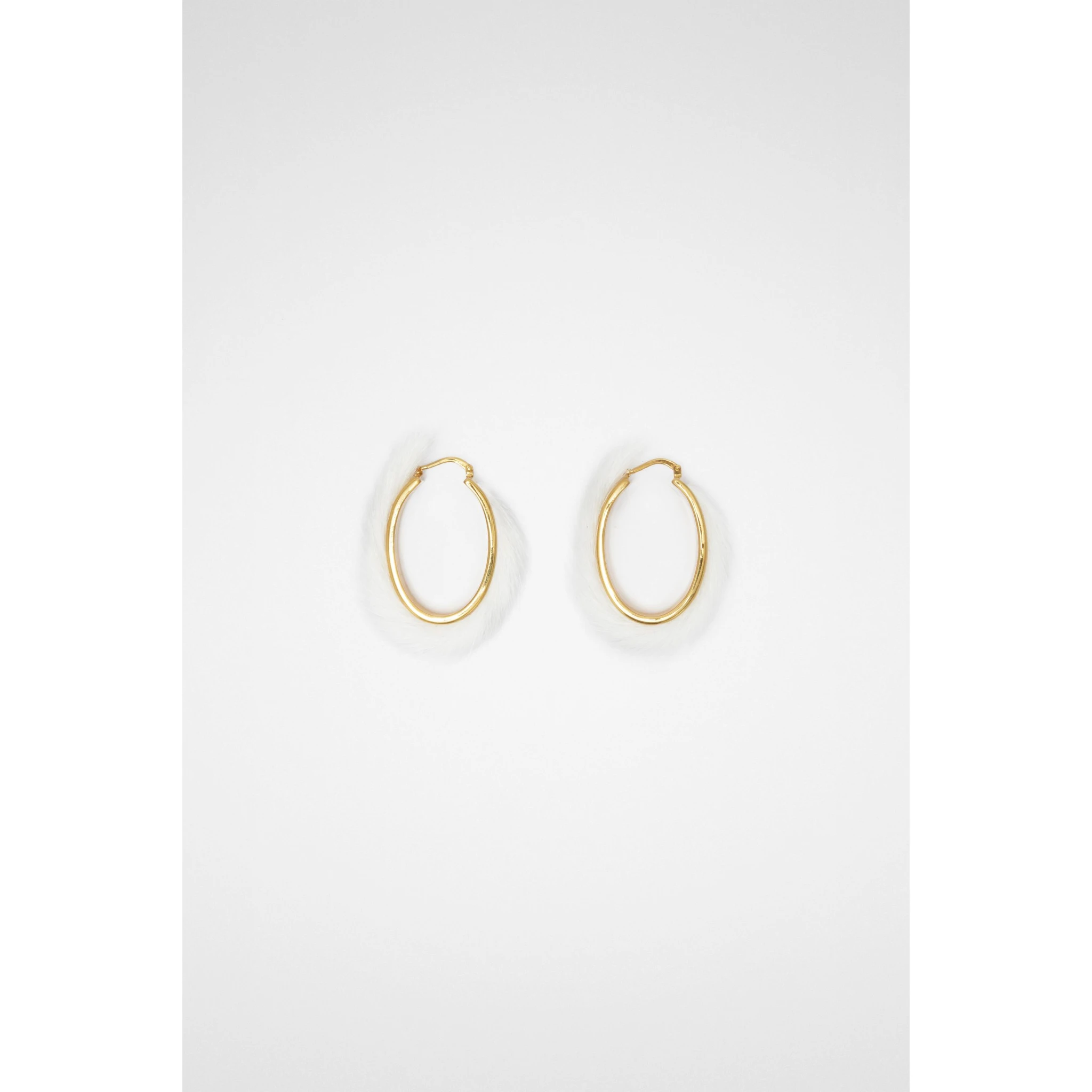 Gold Fibres Earrings