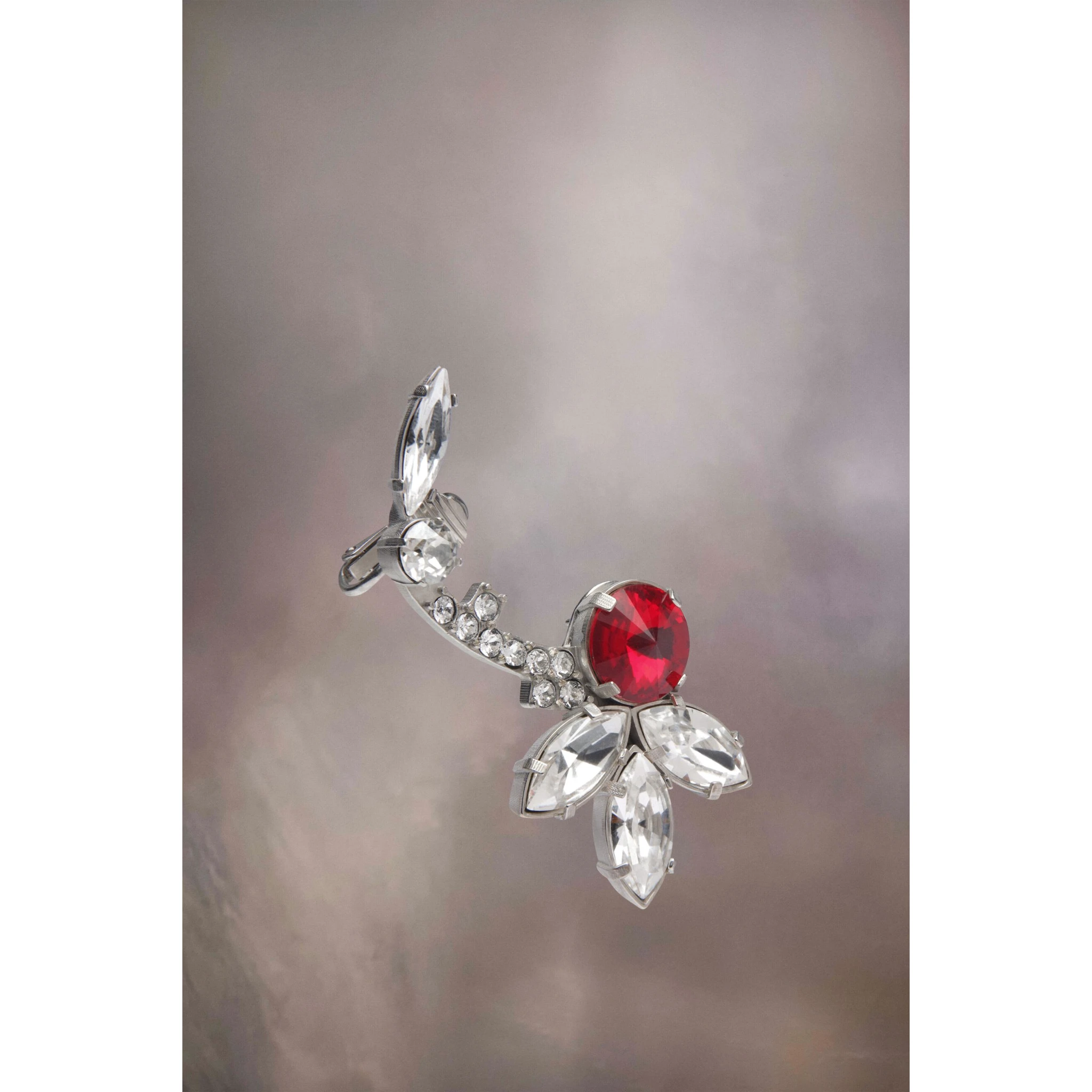 Bicolor Fibres Earrings