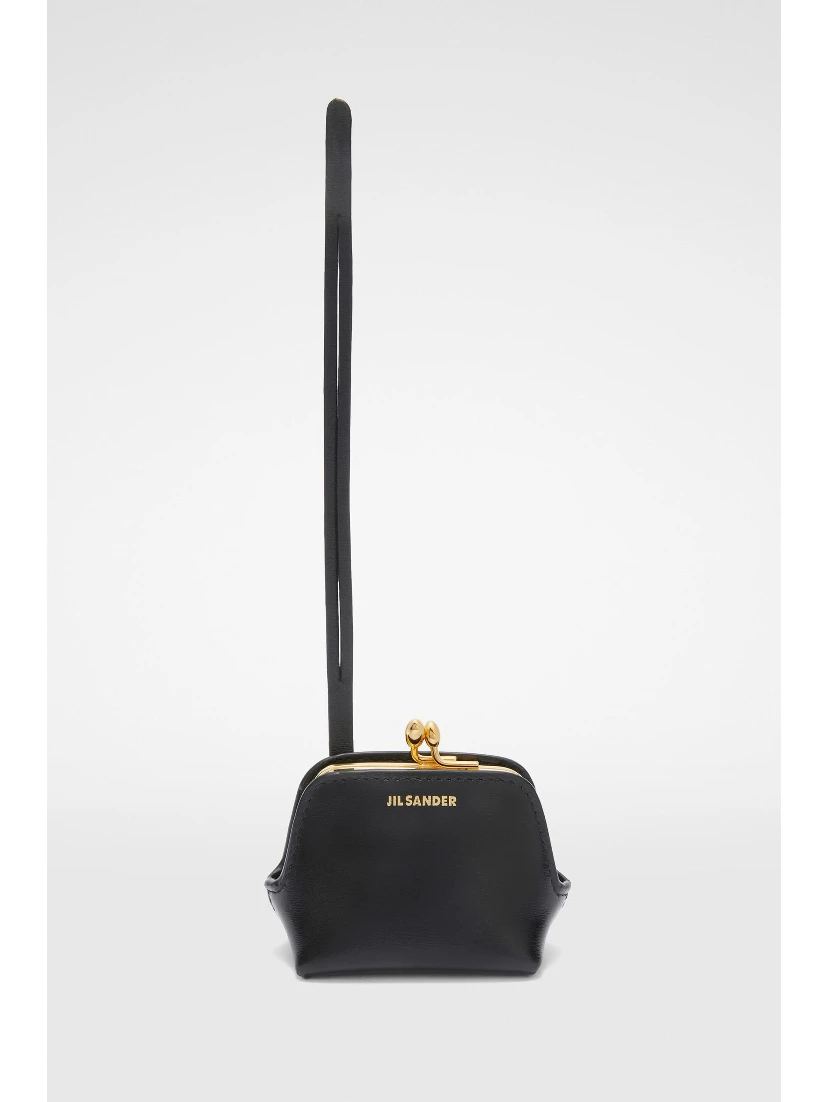 Black Fibres Clutch Bag