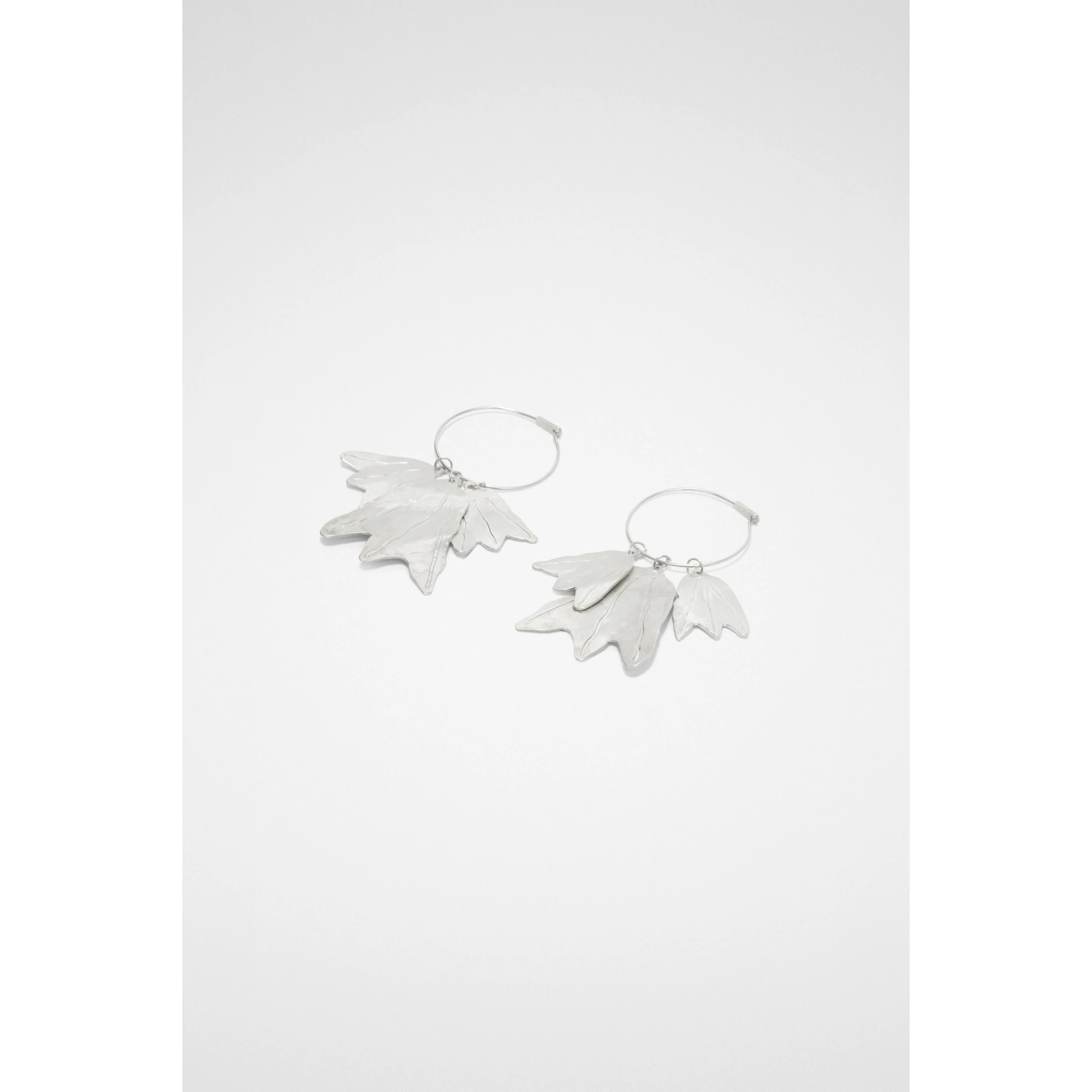 Silver Fibres Earrings