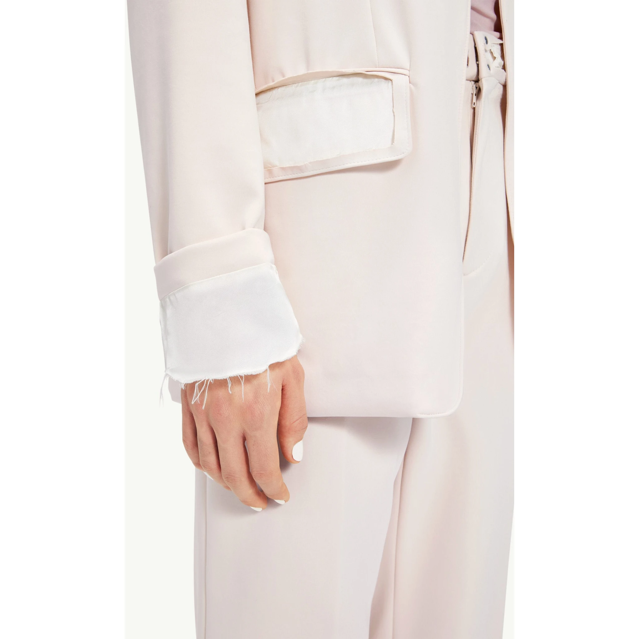 Beige Fibres Two-Piece Suit