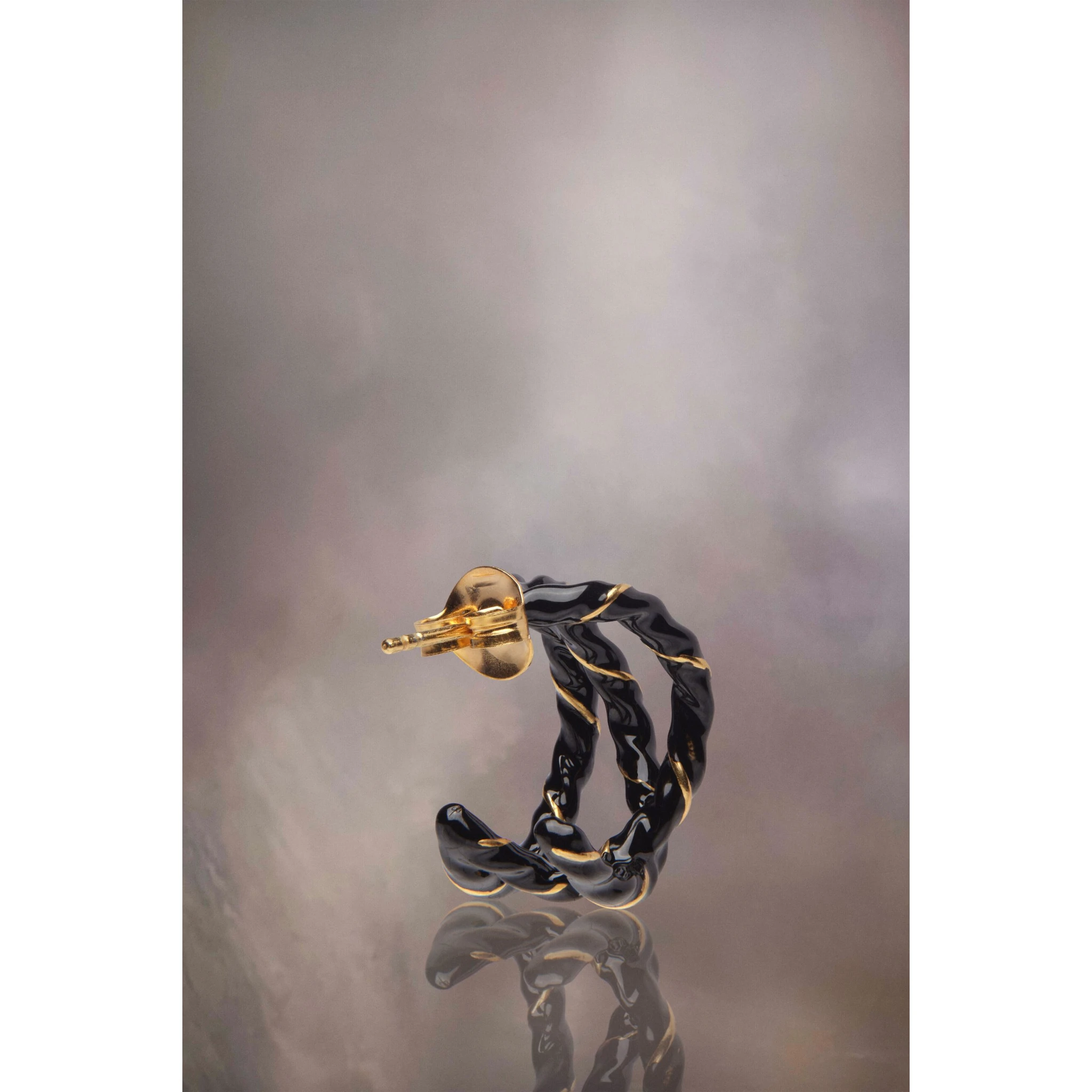 Bicolor Fibres Earrings