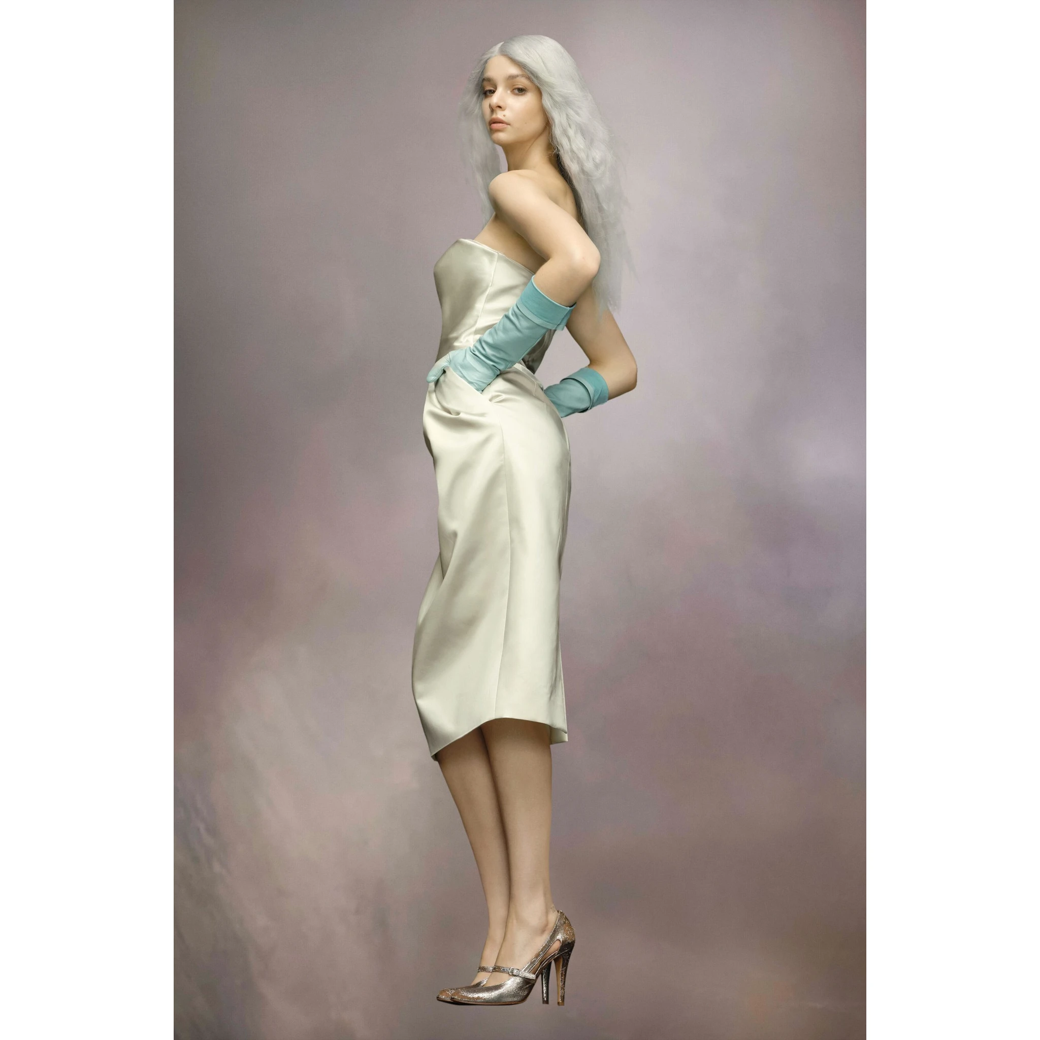 Green Fibres Midi Skirt