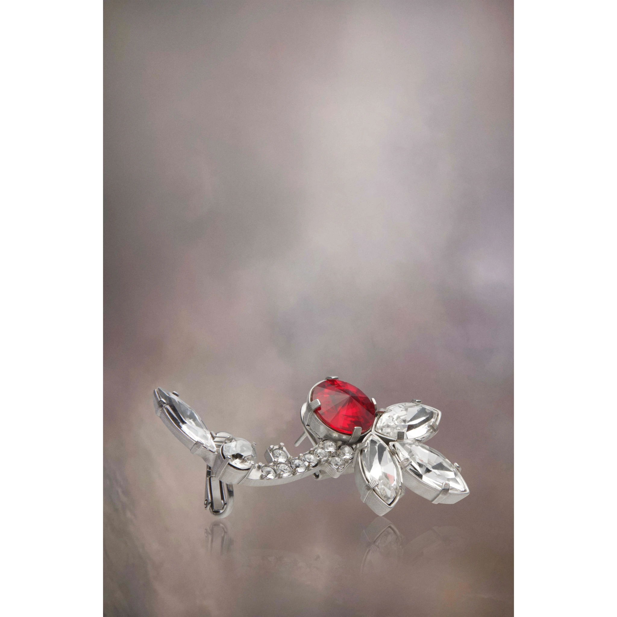 Bicolor Fibres Earrings