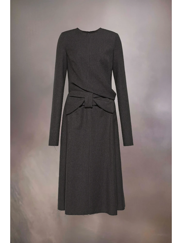 Gray Fibres Midi Dress