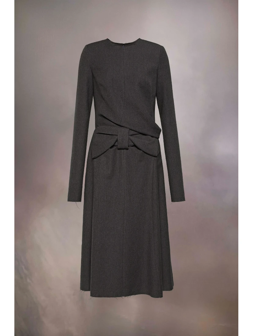 Gray Fibres Midi Dress