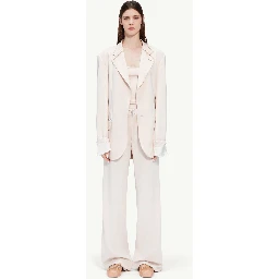Beige Fibres Two-Piece Suit