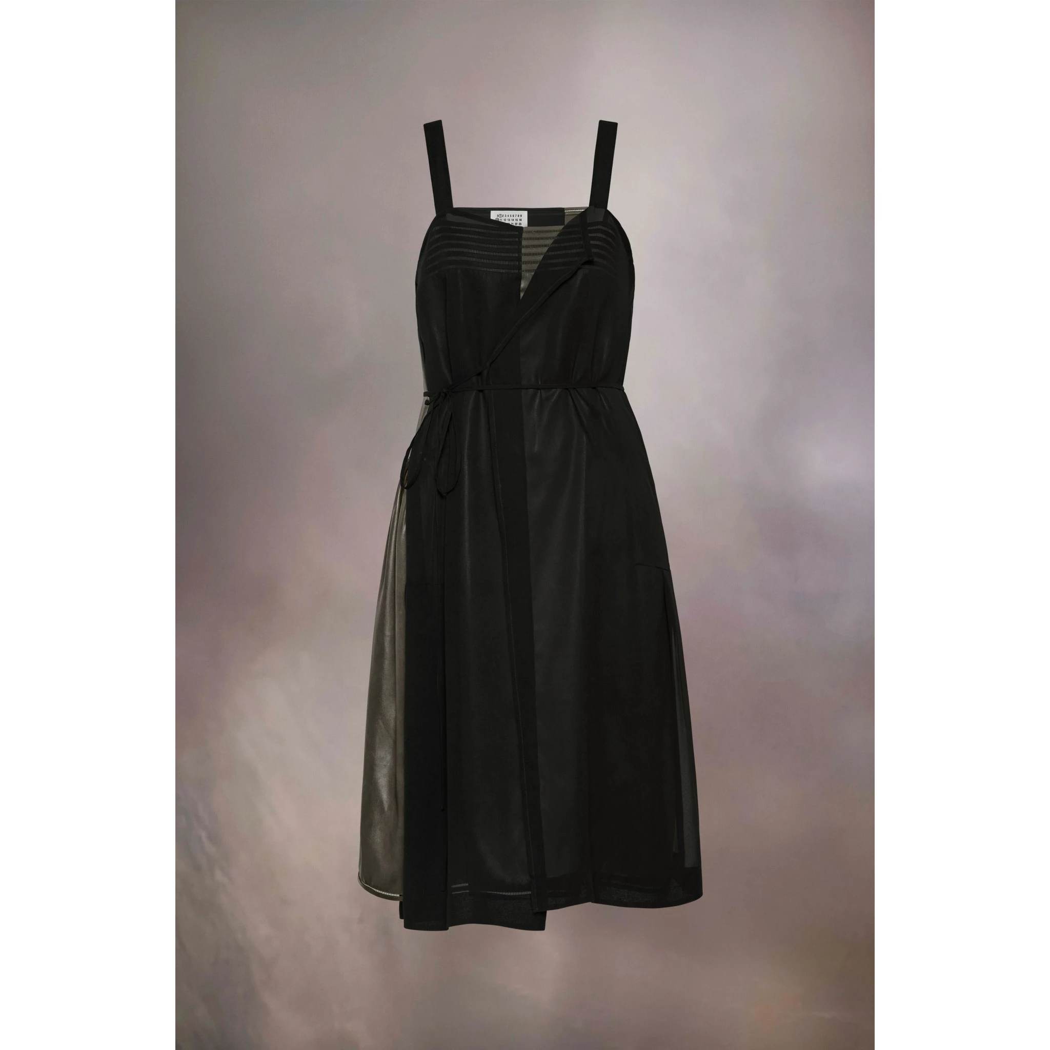 Black Fibres Midi Dress