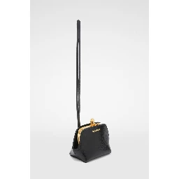 Black Fibres Clutch Bag