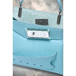Teal Fibres Shoulder Bag