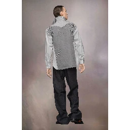 Black Fibres Pattern Shirt