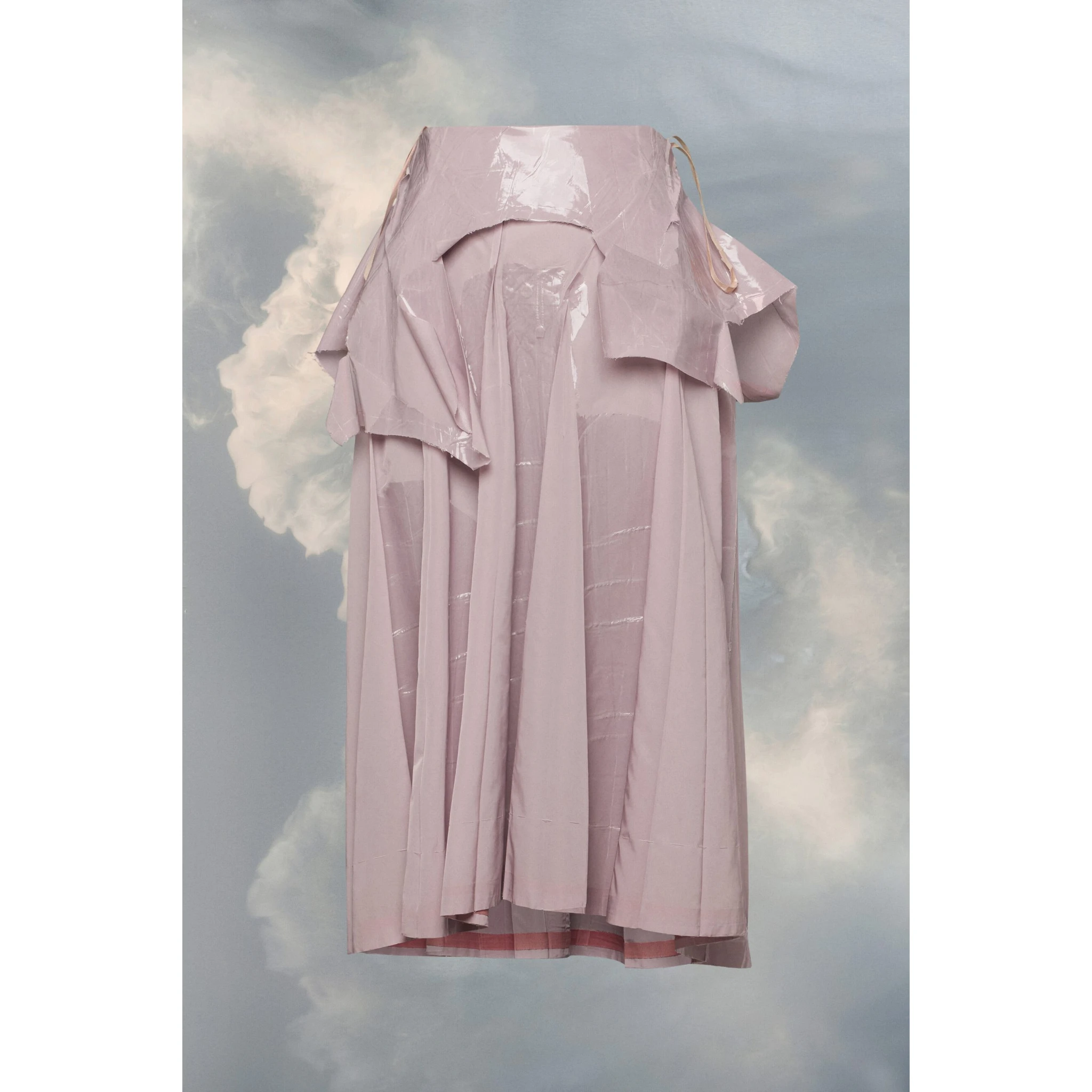 Pink Fibres Midi Skirt