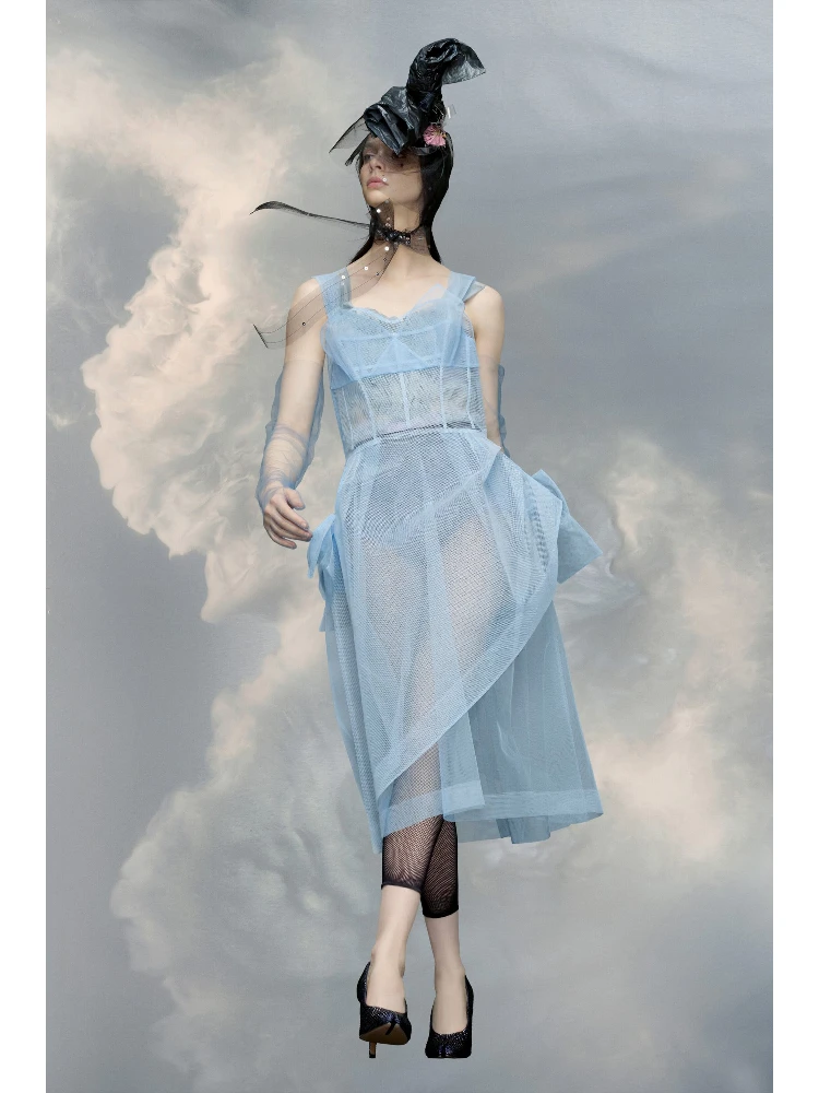 Blue Fibres Midi Dress alternative