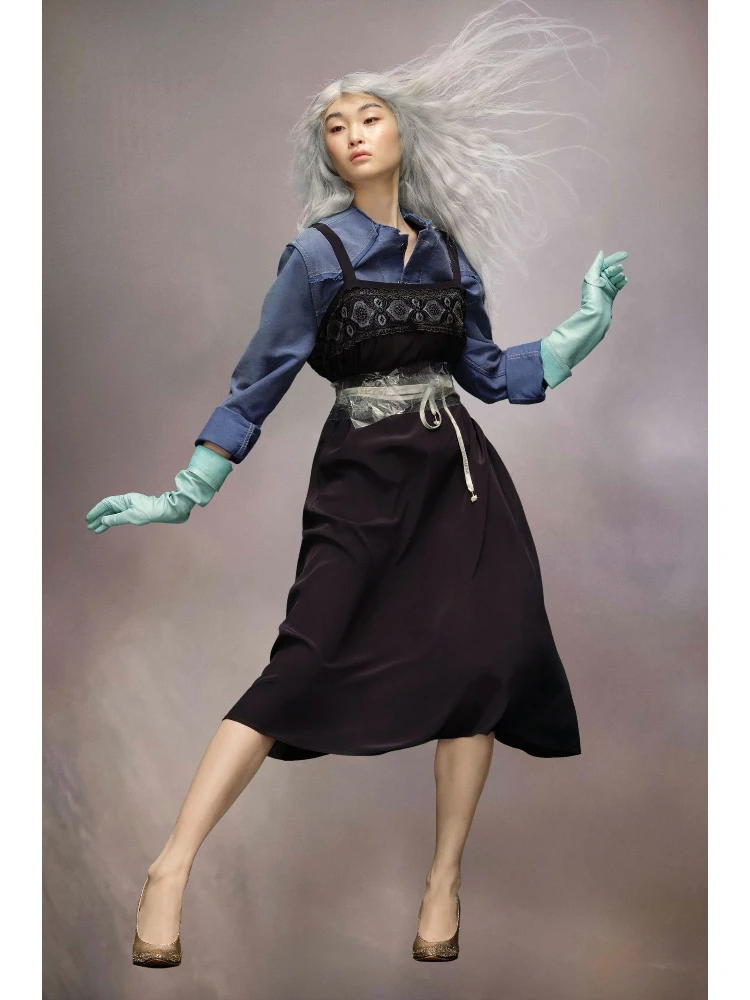 Black Fibres Midi Dress alternative