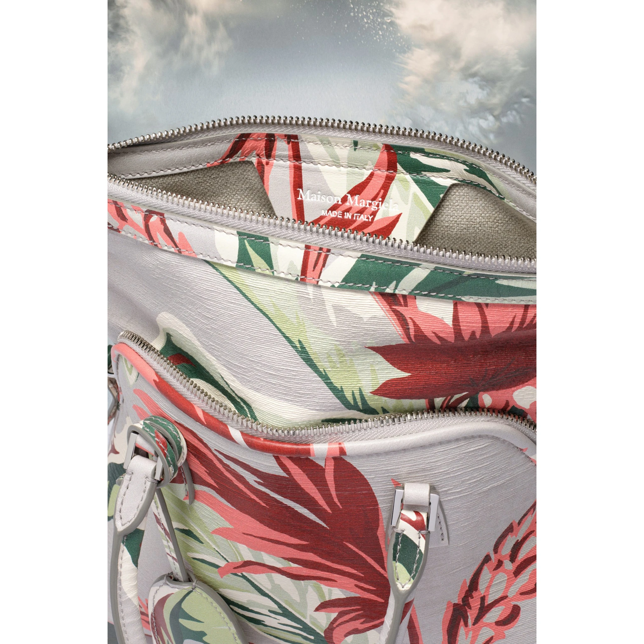 Gray Fibres Crossbody Bag