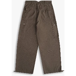 Olive Linen Cargo Pants