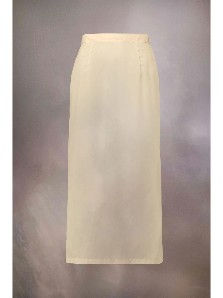 Yellow Fibres Midi Skirt