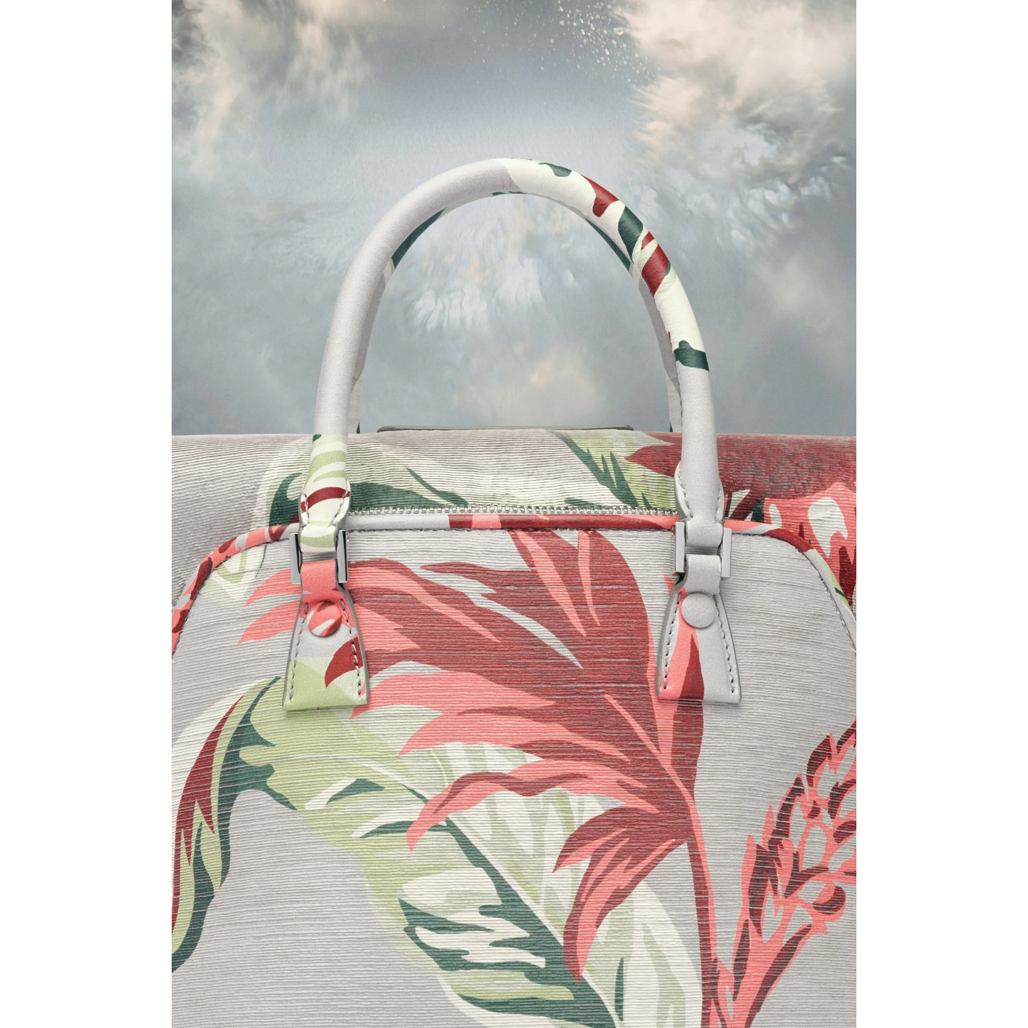 Gray Fibres Crossbody Bag
