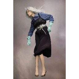 Black Fibres Midi Dress