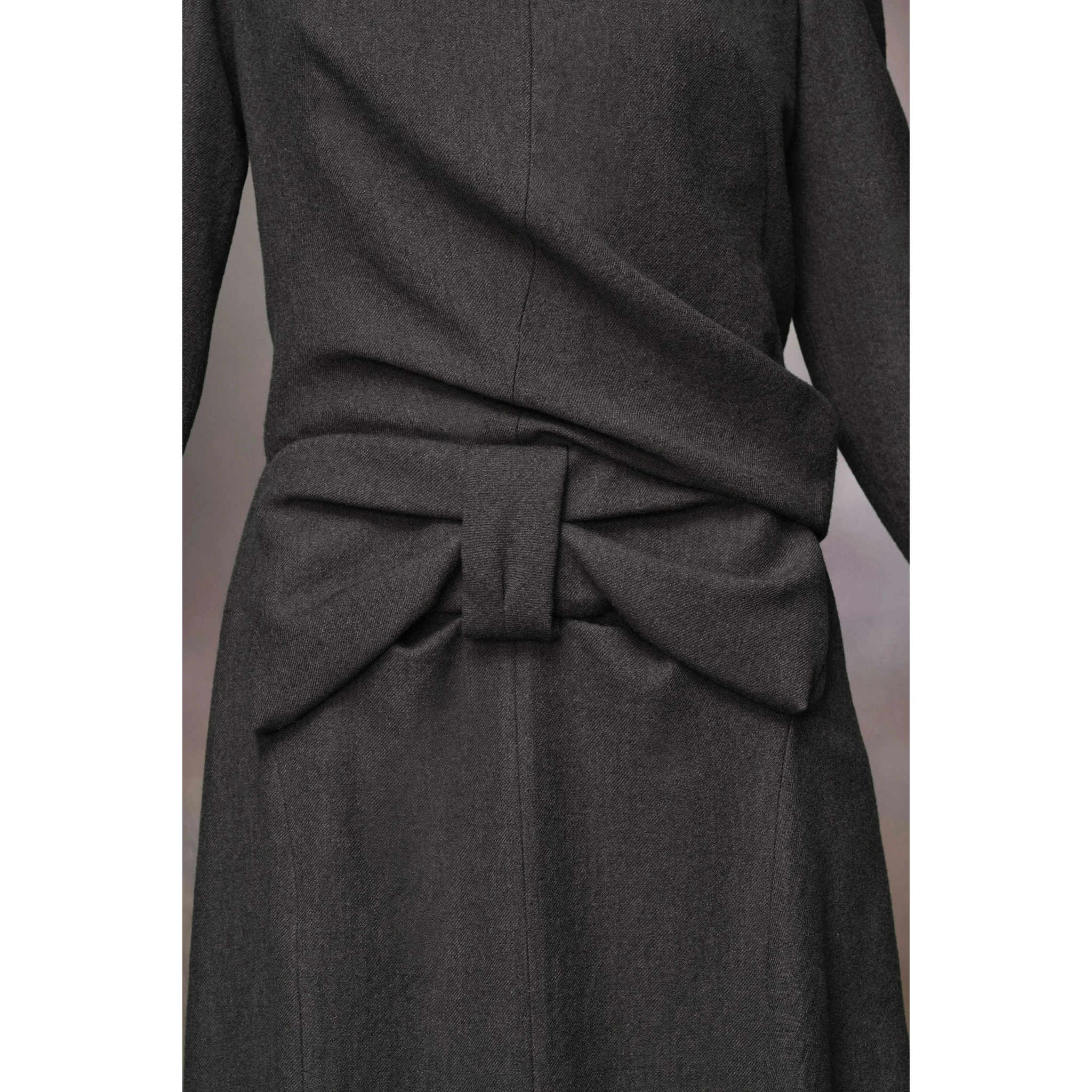 Gray Fibres Midi Dress