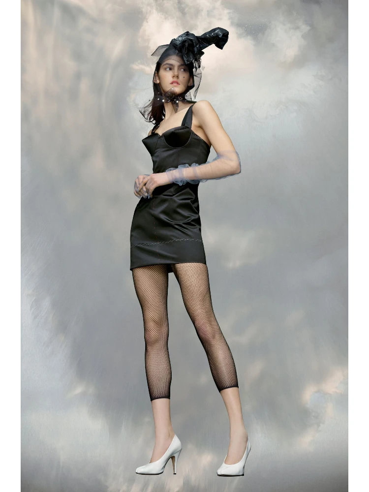 Black Fibres Short Dress alternative