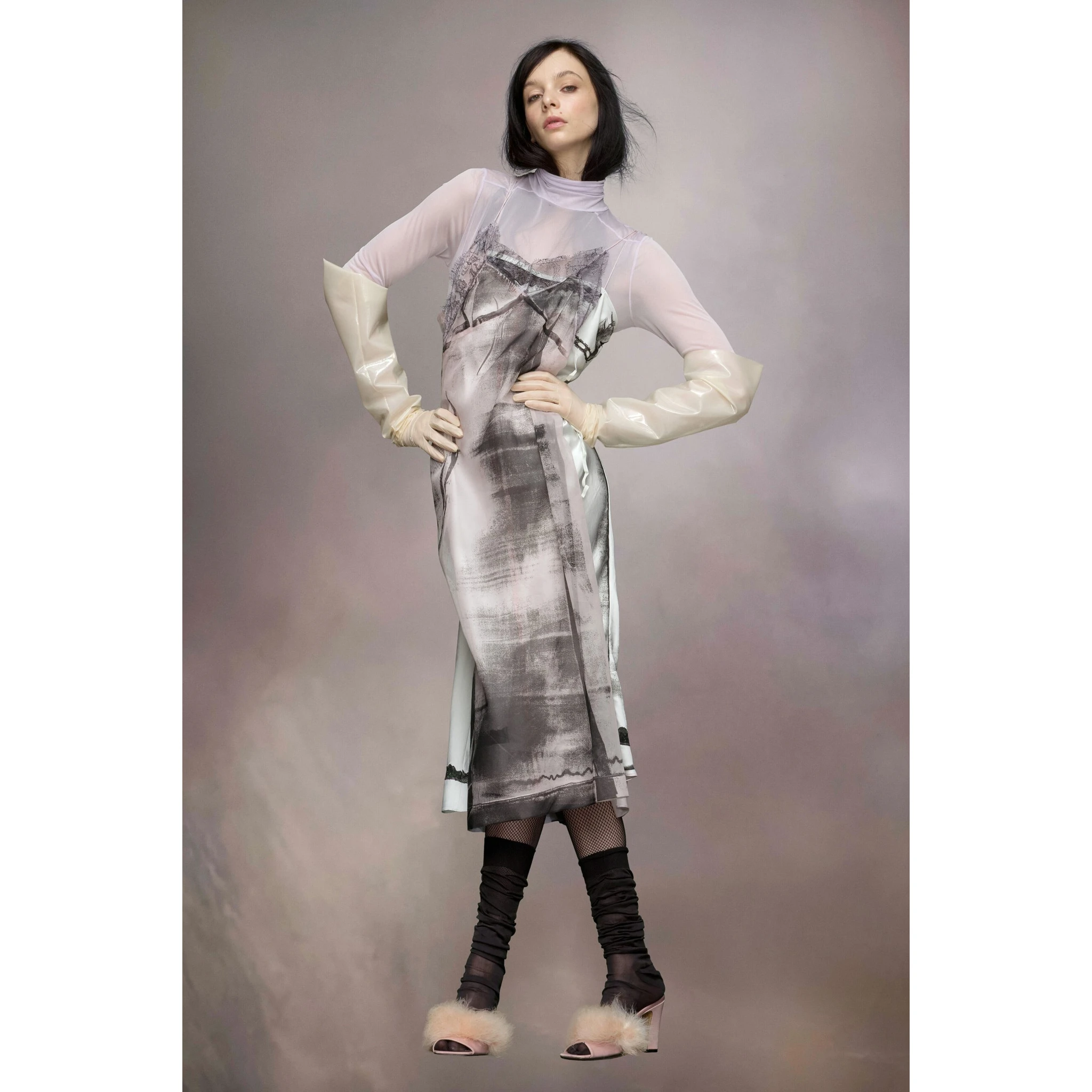 Green Fibres Midi Dress