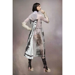 Green Fibres Midi Dress