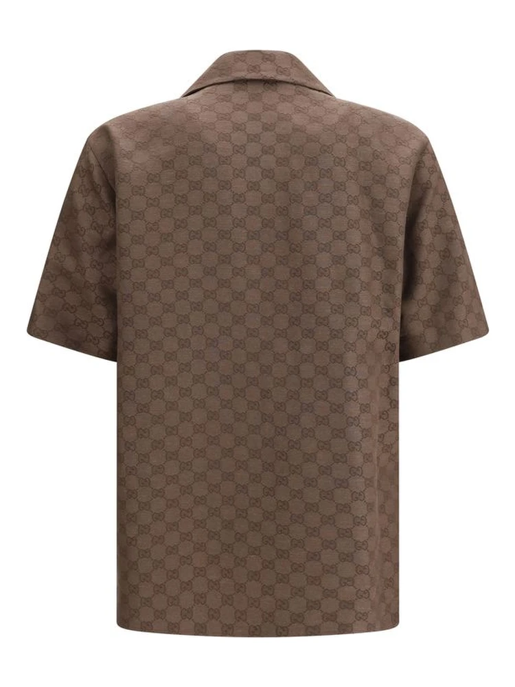 Brown Linen Shortsleeve Shirt alternative