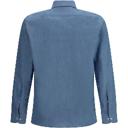 Blue Cotton Shirt